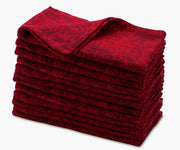 Cloth napkins red instantly add a pop of color to your table setting.