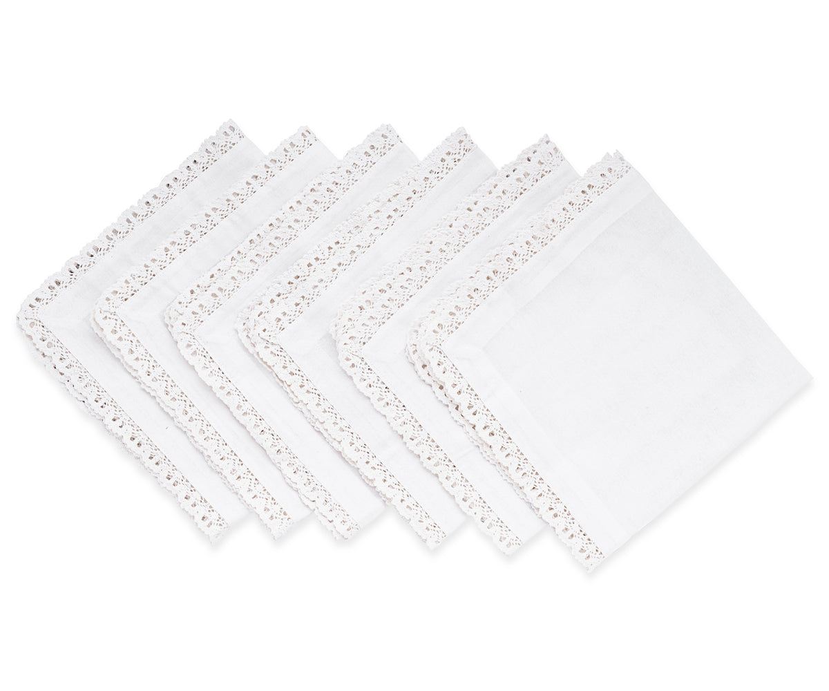 Dinner napkins in various styles, from simple to ornate, provide the perfect finishing touch for your evening meals.