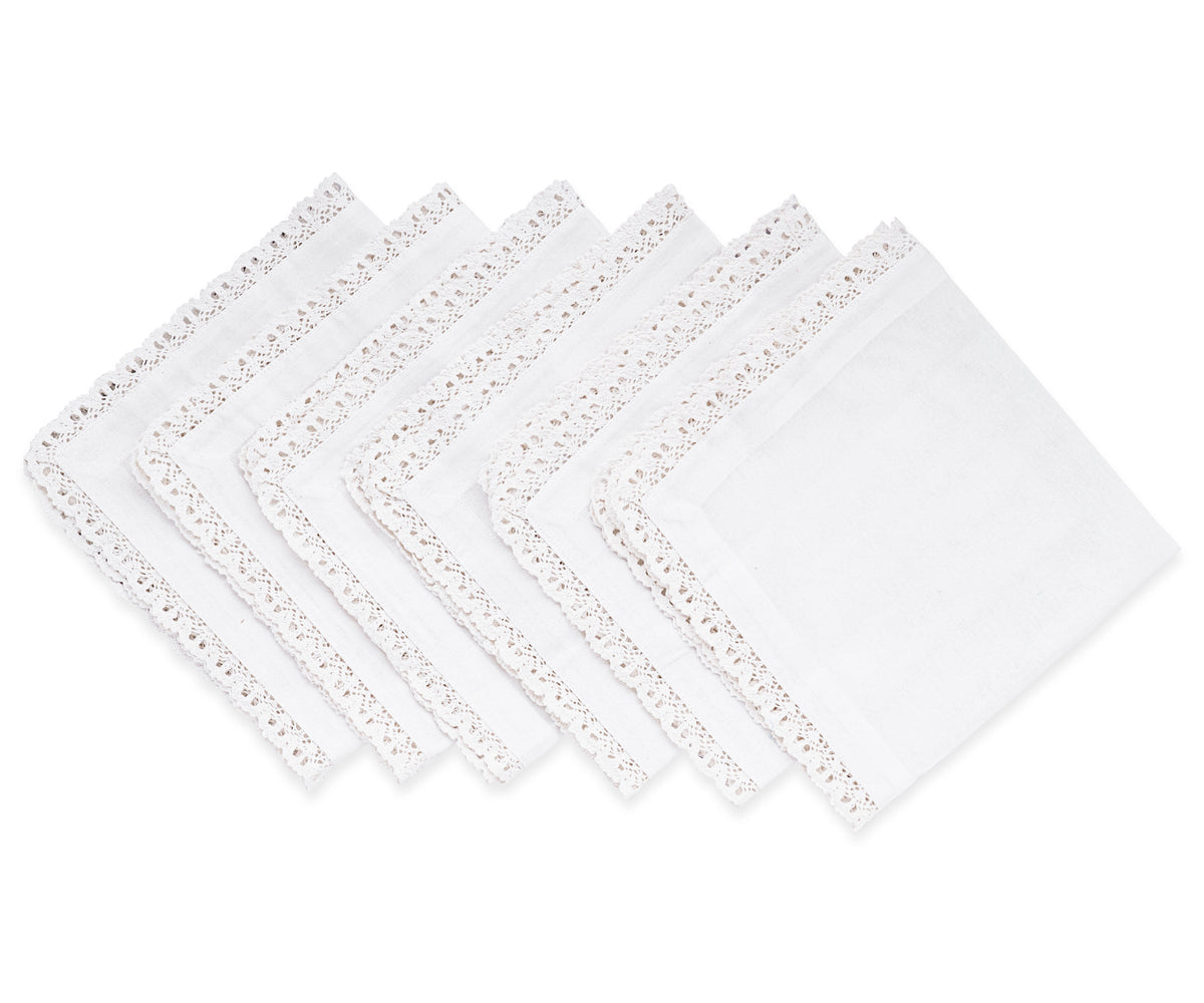Dinner napkins in various styles, from simple to ornate, provide the perfect finishing touch for your evening meals.