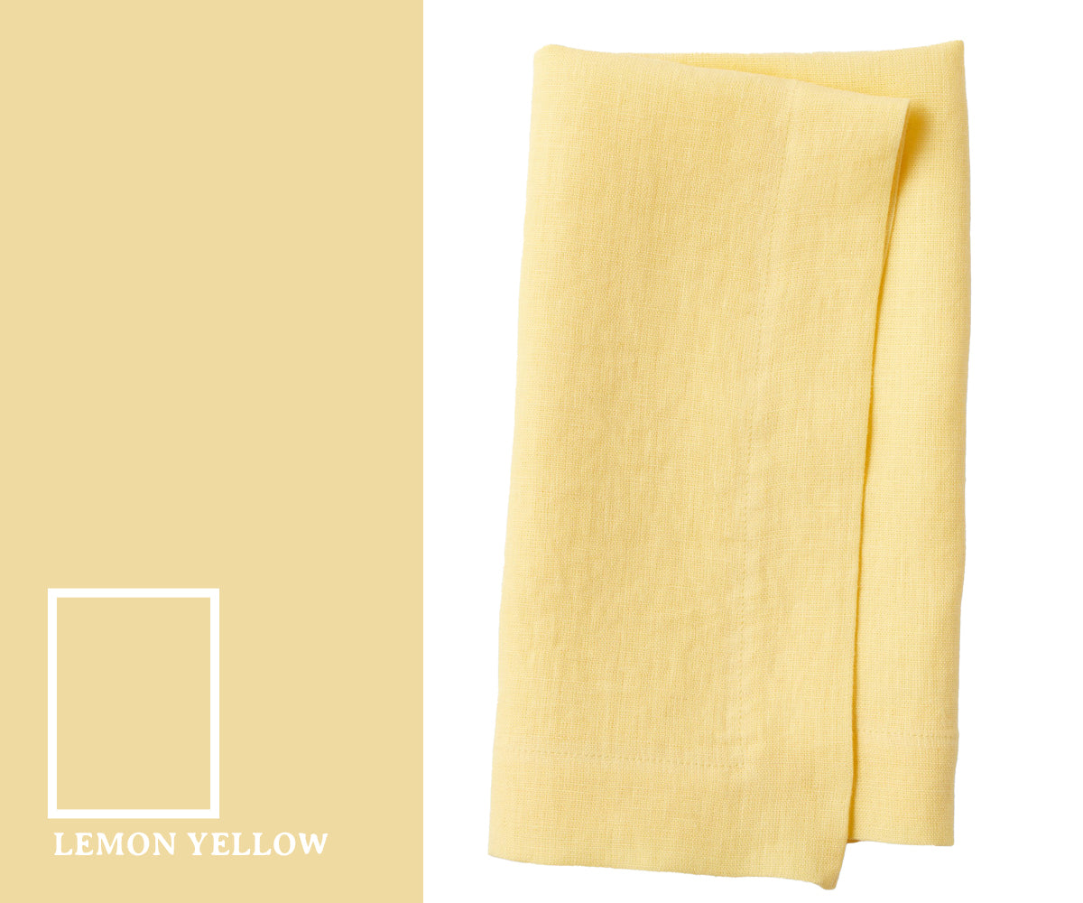 Bright lemon yellow shade symbolizing freshness and energy.