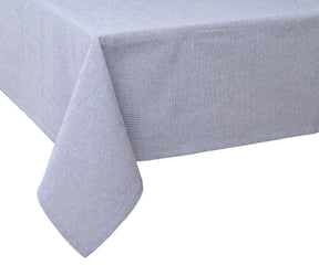 100% Cotton Light Blue Tablecloth with Matching Napkins