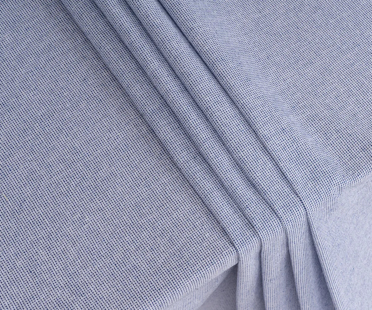 Soft and Durable Light Blue Rectangle Cloth Tablecloth