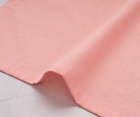 Soft light pink table napkin with plain color
