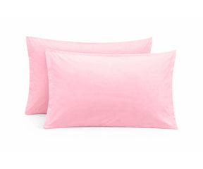 soft pink cotton pillowcase for comfortable everyday bedding