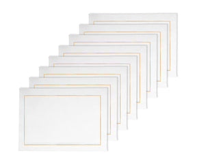 Gold Placemats Set of 4 and 8