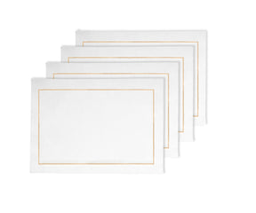 Gold Placemats Set of 4 and 8