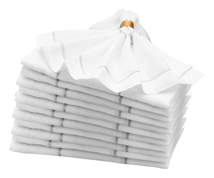 Striped Napkins: Adding a playful pattern to your table decor