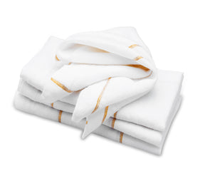 Gold Linen Napkins - Stack of Fancy Gold Napkins for Dining | All Cotton and Linen