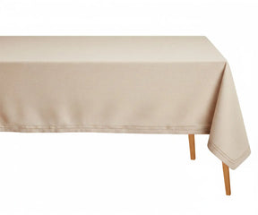 100% cotton tablecloth with classic hemstitched edge for everyday dining and special occasions