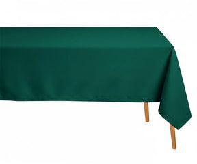 Premium cotton tablecloth with double hemstitch detail for formal table setting