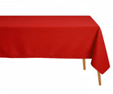 Durable rectangular cotton tablecloth for farmhouse and modern table decor