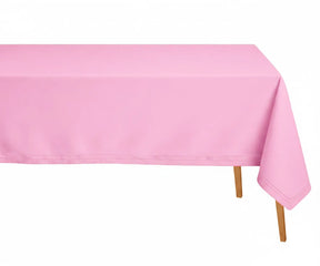 Washable cotton dining table cover with timeless hemstitch design