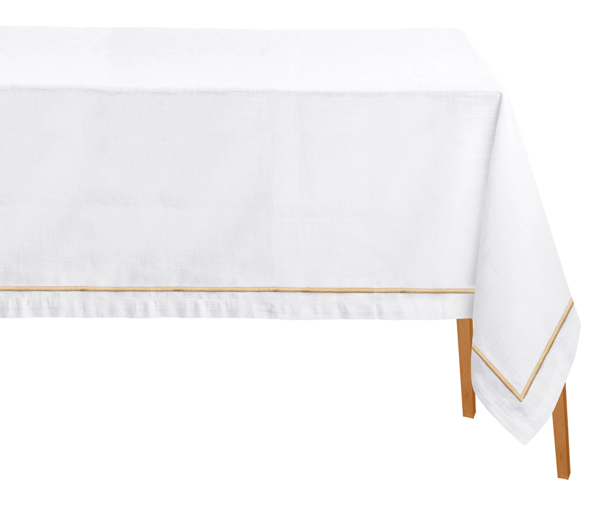 Gold Embroidered Tablecloth