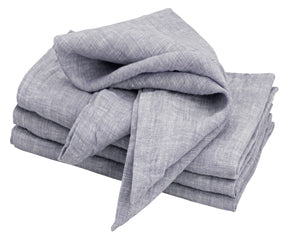 Gray cloth napkins set of 4, bringing a muted and stylish tone to your intimate gatherings.