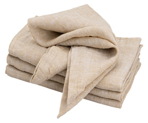 Wedding linen napkins, a symbol of elegance, creating a timeless and formal atmosphere.