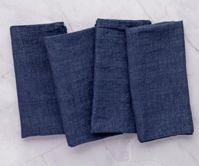 Cloth napkins set of 4, a convenient choice for smaller gatherings, ensuring a coordinated table look.