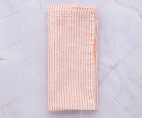 Orange Linen Napkins