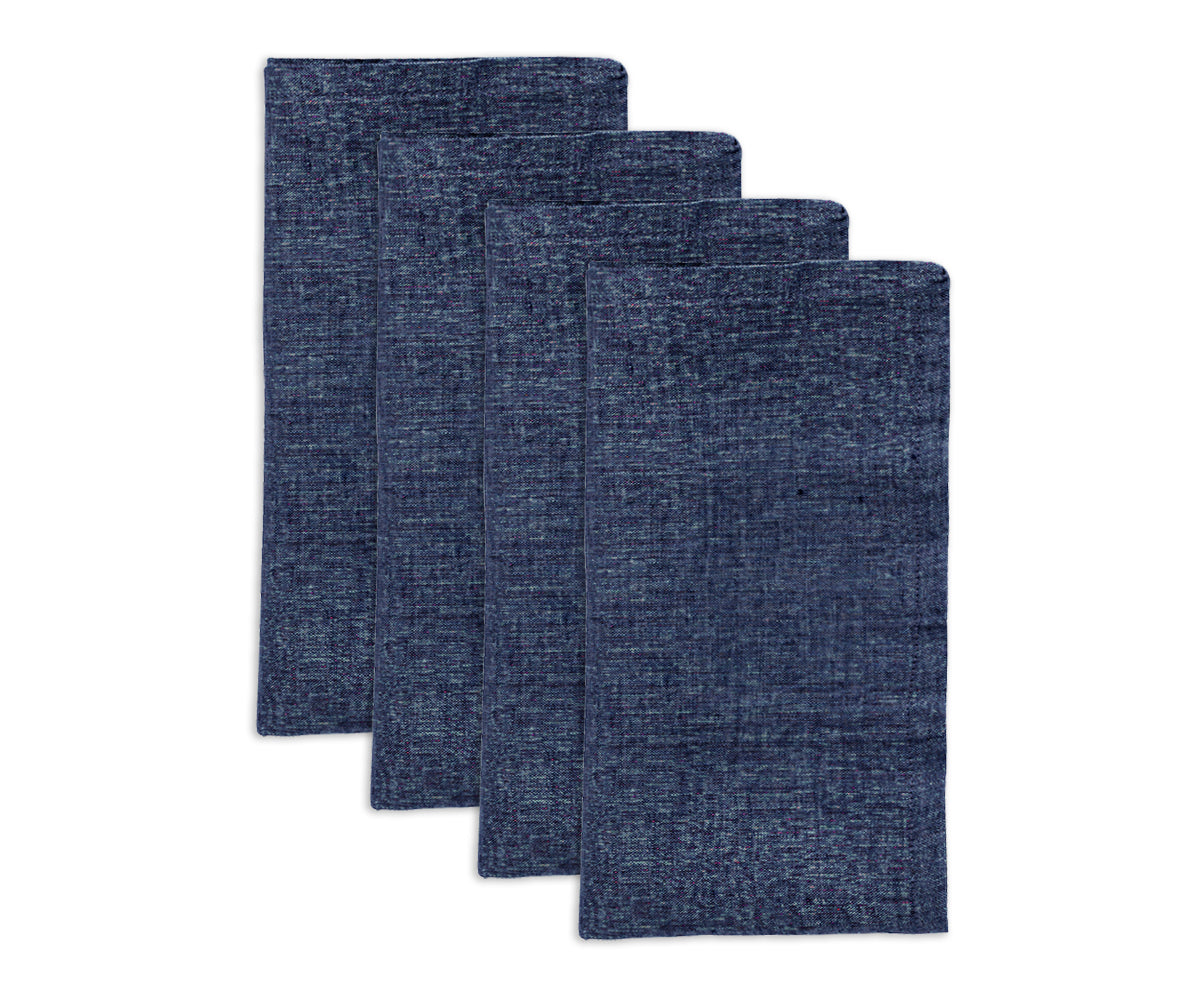 navy blue cloth napkins, navy linen napkins, navy napkins bulk