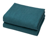 Experience the timeless elegance of our classic green linen kitchen dish towels, a staple in any well-appointed home.
