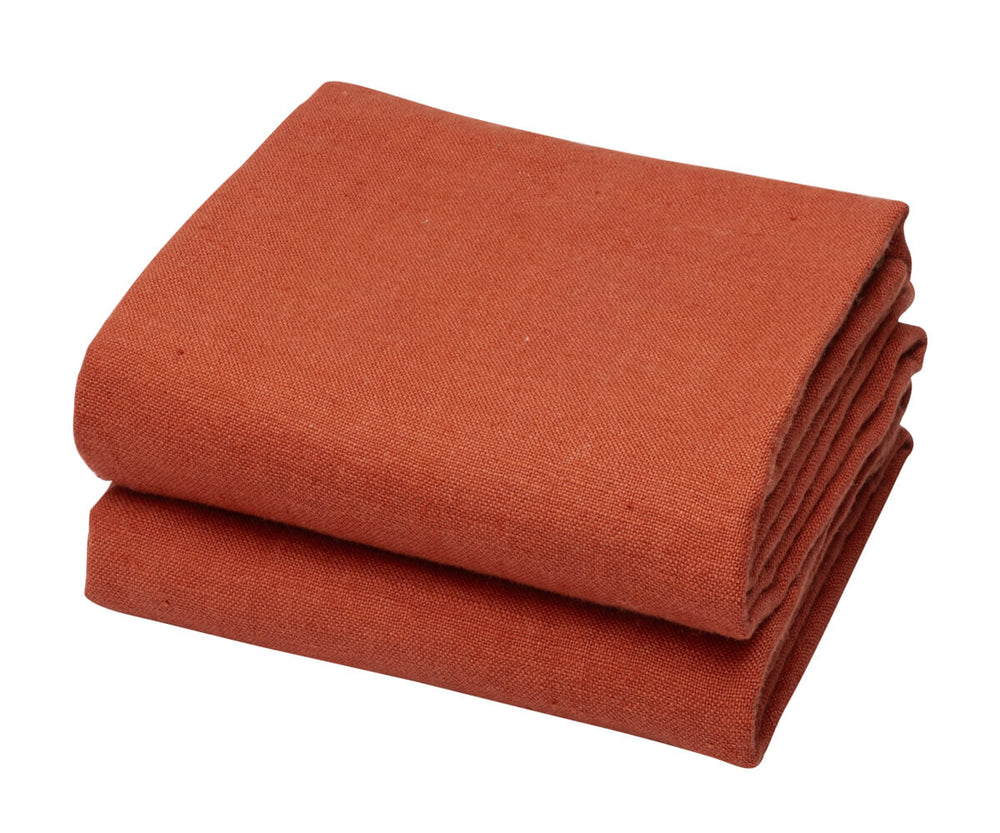 Plain Linen Kitchen Towels Set of 2 Durable & Versatile