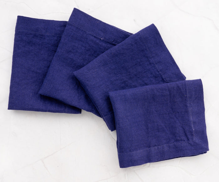 Cocktail Napkins - 100% Pure Linen