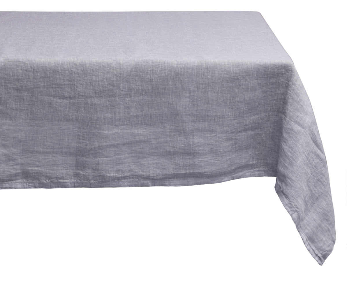 Oblong farmhouse tablecloth with rustic appeal.