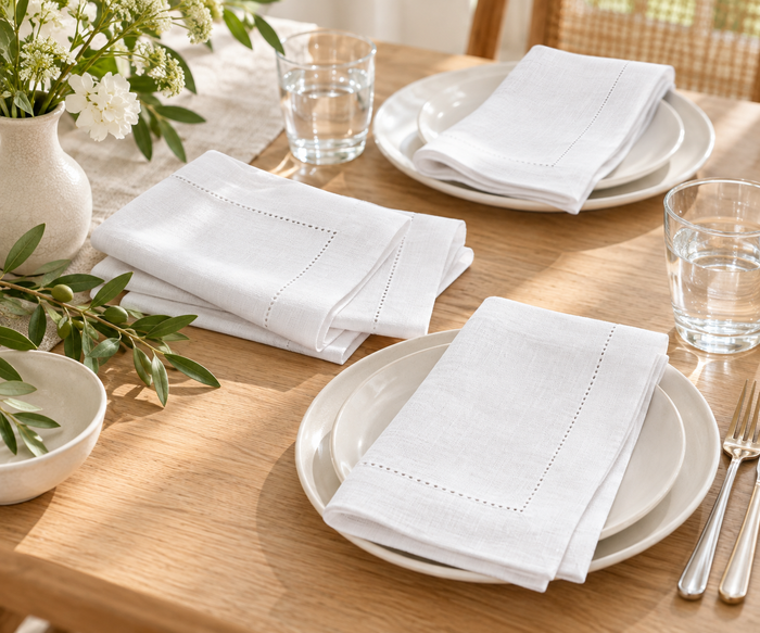 Linen Hemstitch Napkin