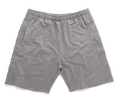 Gray shorts on a white background