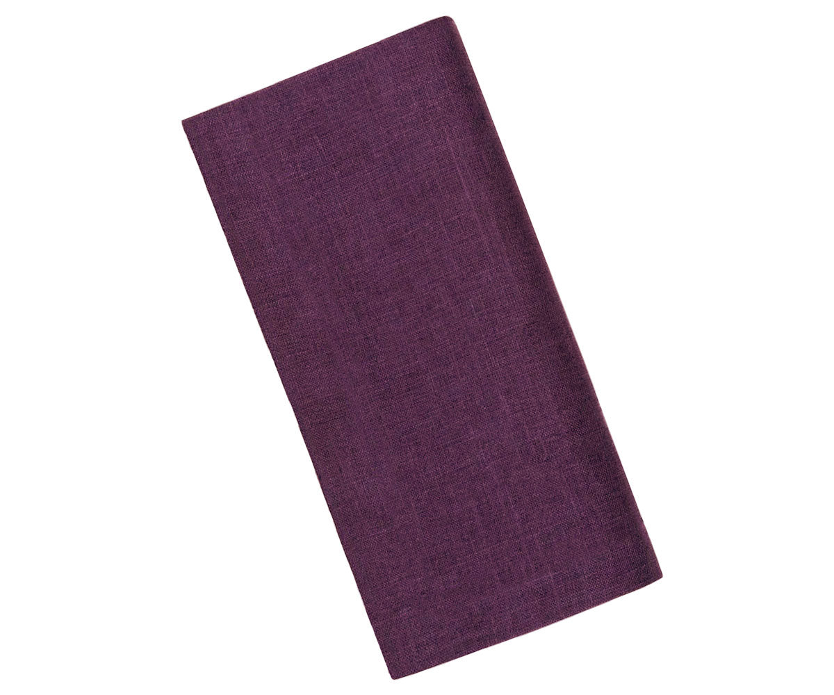 Cotton dinner napkins neatly folded on a table