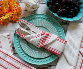 Cotton Dish Towels, striped hand towels