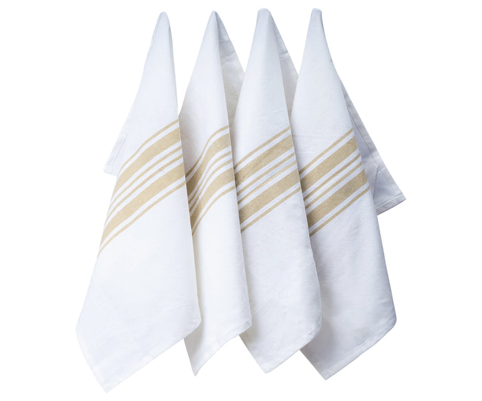 Coordinated sets of cotton kitchen towels for your home.