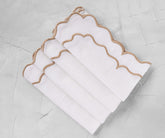 Premium Scalloped Dinner Napkins

