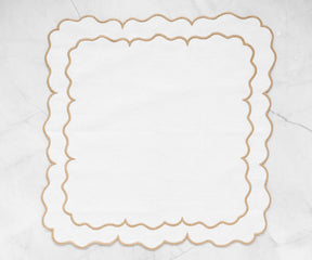 White Embroidered Napkins