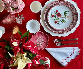 White Embroidered Napkins