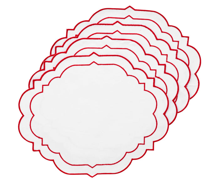 A table mat designed for both protection and decoration.