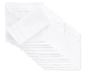 white cloth napkins requiring minimal effort to keep them looking fresh and pristine for your next dining occasion.