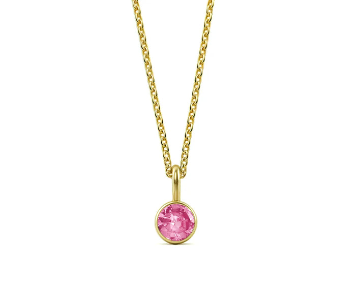 Adjustable 14K gold-plated necklace with lobster clasp