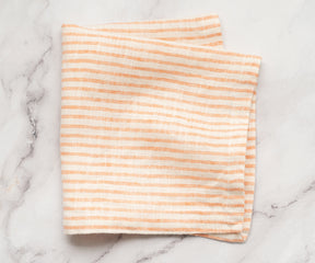Orange Linen Napkins