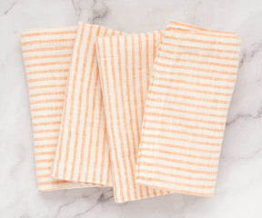 Orange Linen Napkins