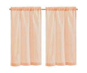 Orange Kitchen Curtains Sets