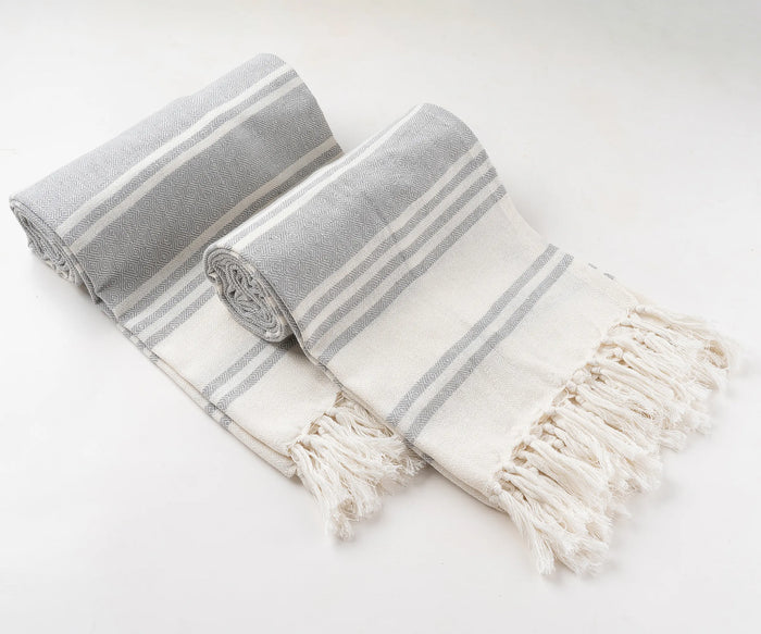 Oversized Turkish towel set offering luxury comfort and durability