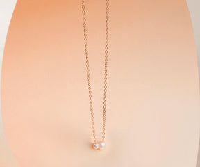 gold pearl necklace