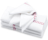 Peony Napkins - Pearl Embroidered