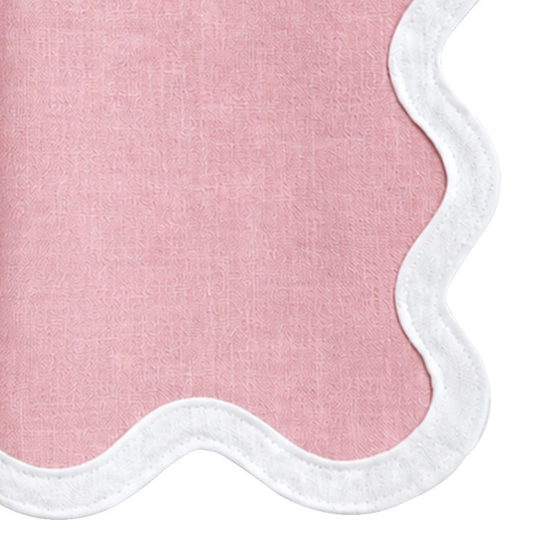 European Linen Napkins-Scallop