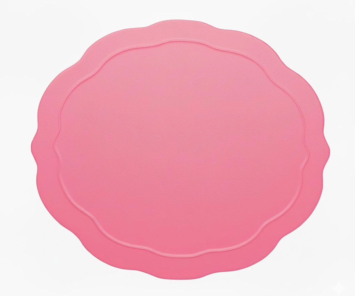 peony pink oval cotton placemat crafted from 100% premium cotton, adding a touch of romance and elegance to your dining table.