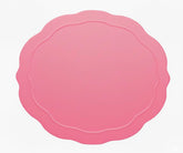 peony pink oval cotton placemat crafted from 100% premium cotton, adding a touch of romance and elegance to your dining table.