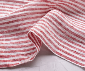 Pinstripe Linen Napkins - Wedding Napkins