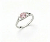 elegant pink quartz gemstone ring for women