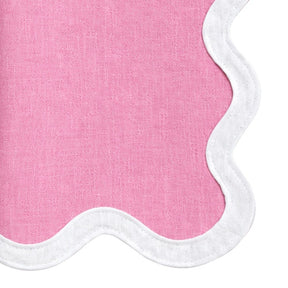 European Linen Napkins-Scallop