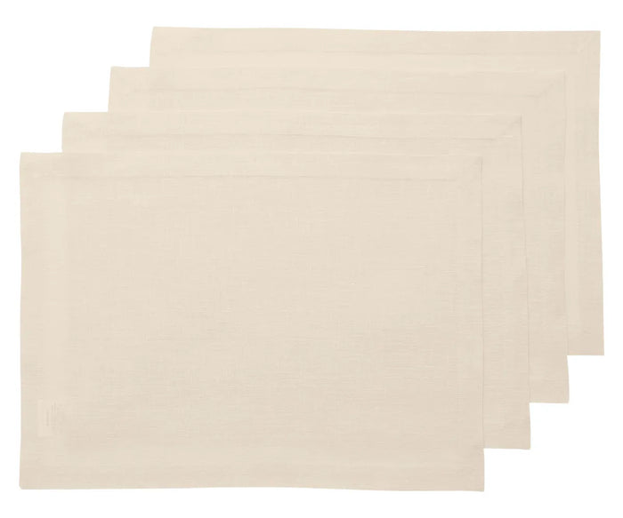 Linen placemats for party night.